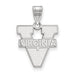 14kw University of Virginia Medium Text Logo Pendant