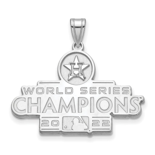 SS 2022 World Series Champions Houston Astros Extra Large Pendant