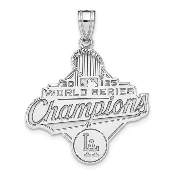 SS 2025 World Series Champions Los Angeles Dodgers Extra Large Pendant