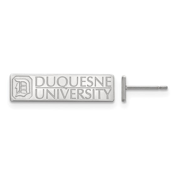 14kw Duquesne University Small Post Earrings