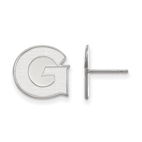 10kw Georgetown University Small Post Earrings