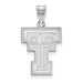 14k White Gold LogoArt Texas Tech University T-T Large Pendant