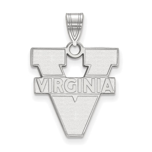 14kw University of Virginia Large Text Logo Pendant