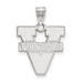 14kw University of Virginia Large Text Logo Pendant