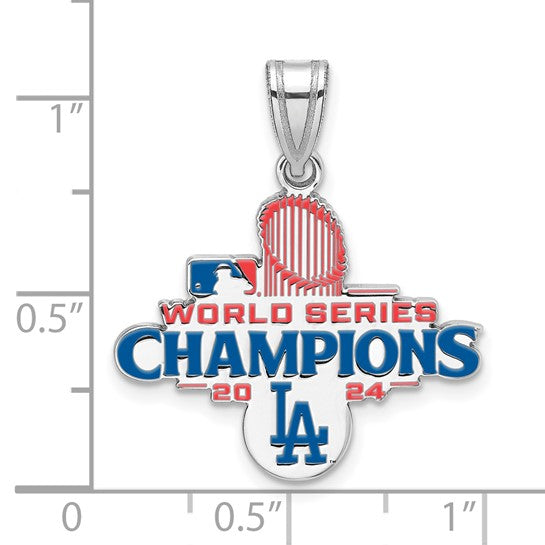 SS 2024 World Series Champions LA Dodgers Large Enamel Pendant
