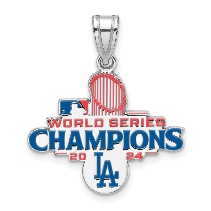 SS 2024 World Series Champions LA Dodgers Large Enamel Pendant