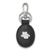 SS Marquette University Black Leather Oval Key Chain