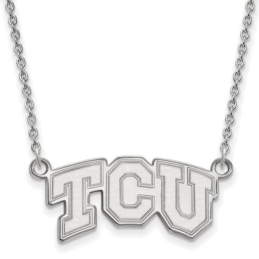 10kw Texas Christian University Small TCU Pendant w/Necklace