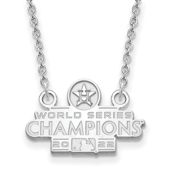 SS 2022 World Series Champions Houston Astros Small Pendant w/ Neckla