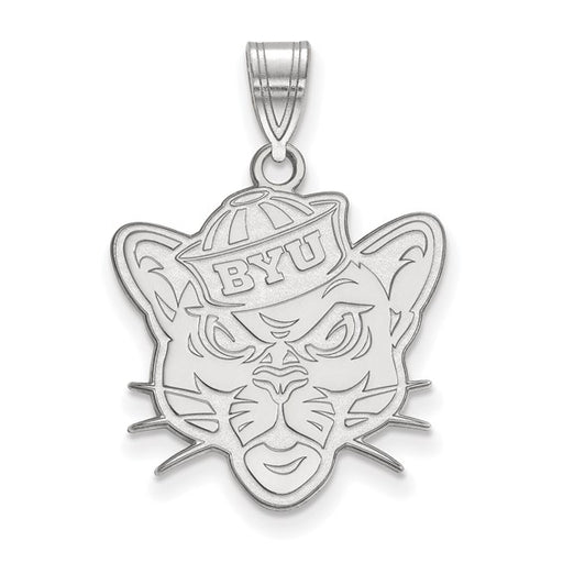 14kw Brigham Young University Large Cougar Pendant