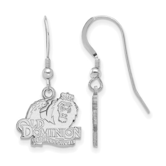 SS Old Dominion University Small Dangle Earrings