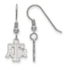 SS Texas A and M University T-A-M Extra Small Dangle Wire Earrings