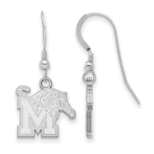 SS University of Memphis Small Dangle Tiger Earrings