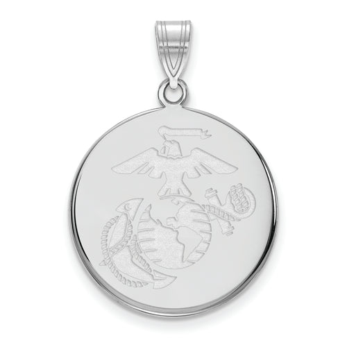 14kw Large U.S. Marine Corps  Disc Pendant