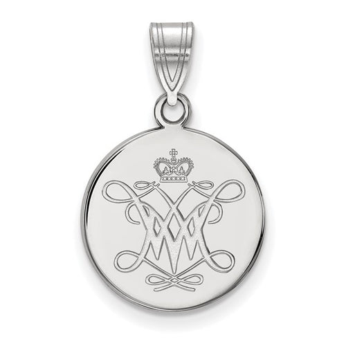 SS William And Mary Medium Disc Pendant