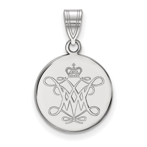 SS William And Mary Medium Disc Pendant