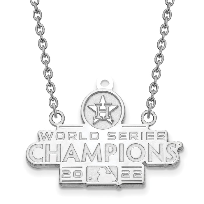 SS 2022 World Series Champions Houston Astros Large Pendant w/ Neckla