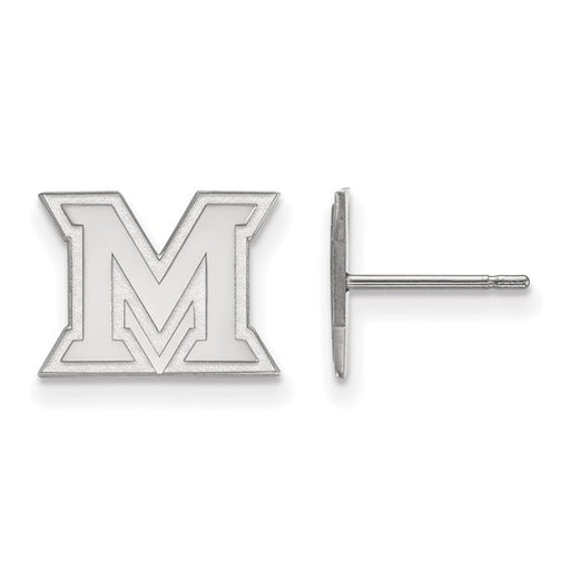 14kw Miami University XS Logo Post Earrings