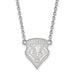 14kw University of New Mexico Large Lobos Pendant w/Necklace