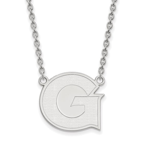 10kw Georgetown University Large Pendant w/Necklace