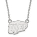 14kw The University of Texas at El Paso Small UTEP Pendant w/Necklace