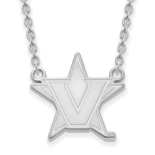 10kw Vanderbilt University Large V Pendant w/Necklace