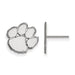 14kw Clemson University Small Post Earrings