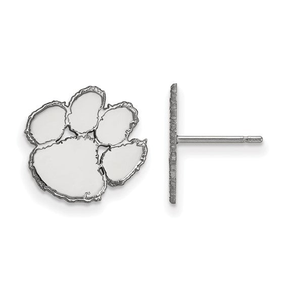 SS Clemson University Small Post Earrings