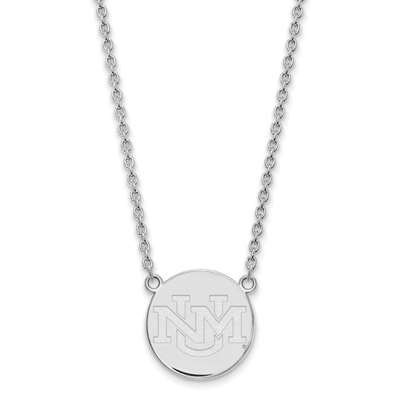 10kw University of New Mexico Large Pendant w/Necklace