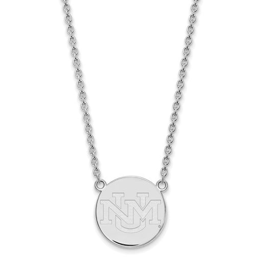 14kw University of New Mexico Large Pendant w/Necklace