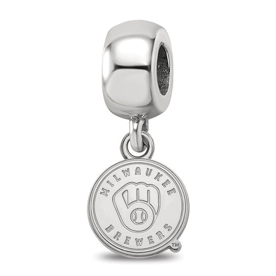 SS MLB  Milwaukee Brewers Extra Small Dangle Bead