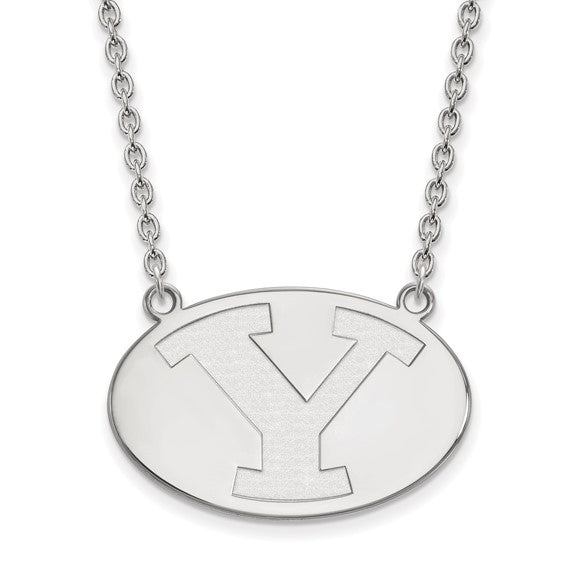 10kw Brigham Young University Large Disc Logo Pendant w/Necklace