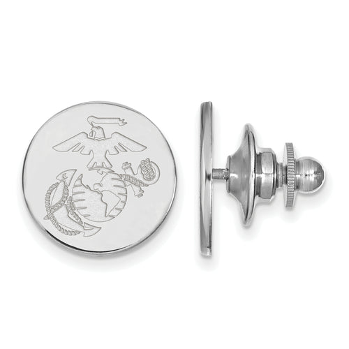 14kw U.S. Marine Corps  Disc Lapel Pin