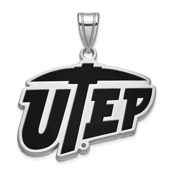 SS The University of Texas at El Paso Large UTEP Enamel Pendant