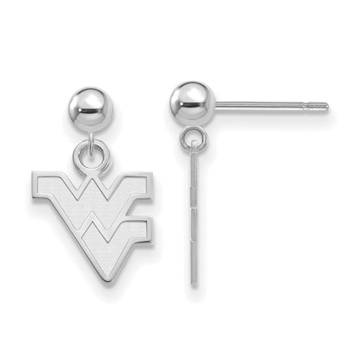 SS West Virginia University Dangle Ball Earrings