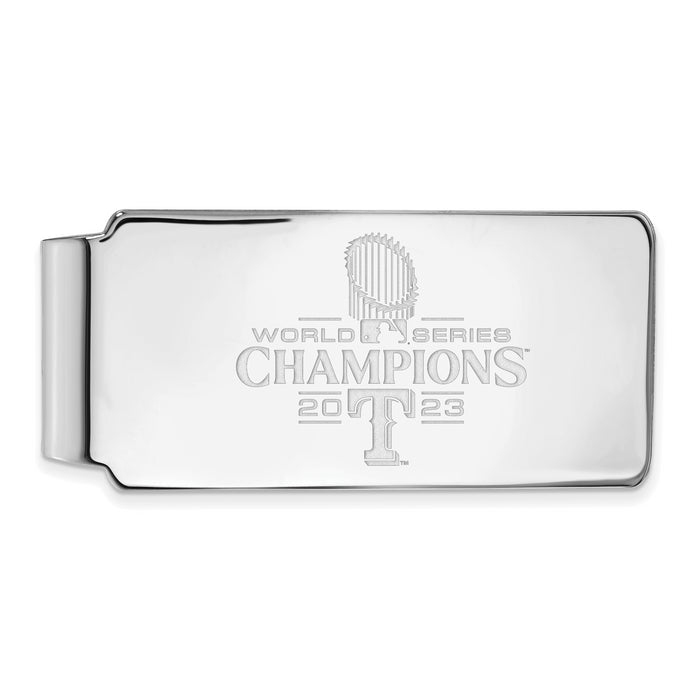 SS 2023 World Series Champions Texas Rangers Money Clip