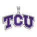 SS Texas Christian University Large Enamel TCU Pendant