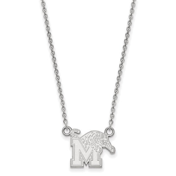 SS University of Memphis Small Tigers Pendant w/Necklace