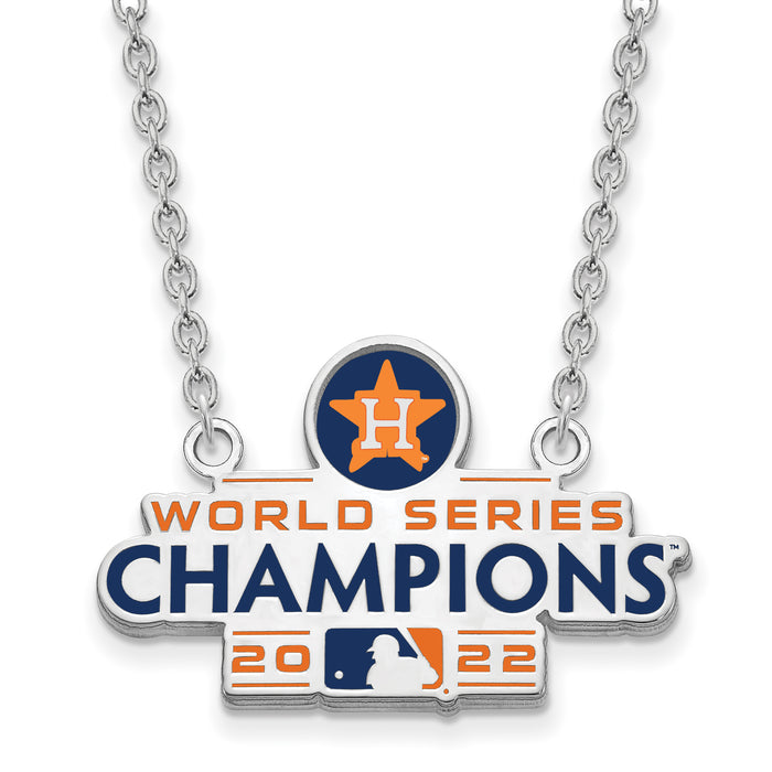 SS 2022 World Series Champions Houston Astros Large Pendant w/ Neckla