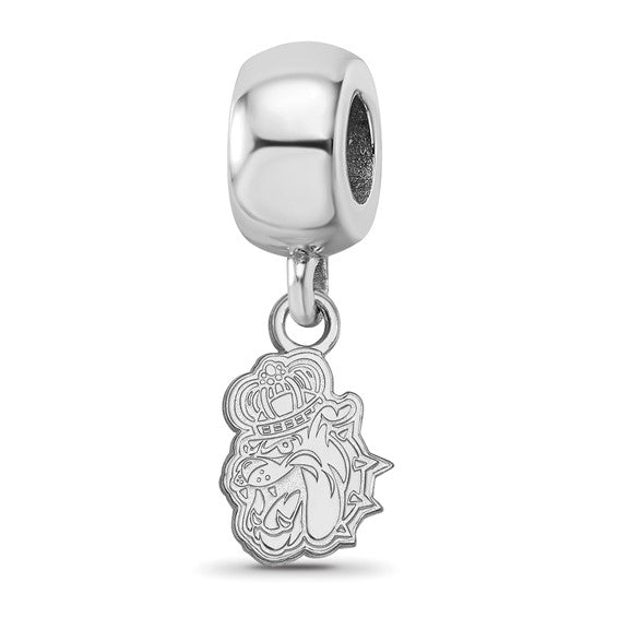 SS James Madison University Duke Dog XS Dangle Bead Charm