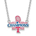 SS 2023 World Series Champions Texas Rangers Large Pendant w/ Neckla