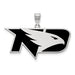 SS University of North Dakota Large Enamel Fighting Hawks Pendant