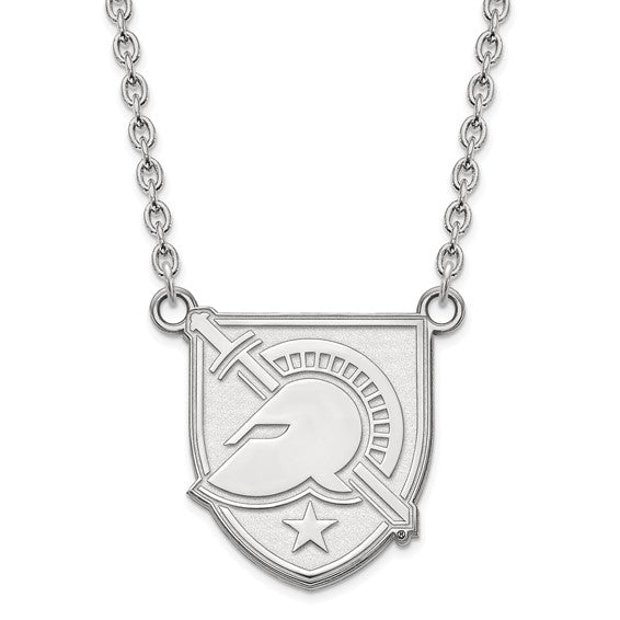 14kw U.S. Military Academy Large Army Logo Pendant w/Necklace