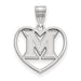 SS Miami University Logo Pendant in Heart