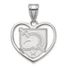 SS U.S. Military Academy Army Logo Pendant in Heart