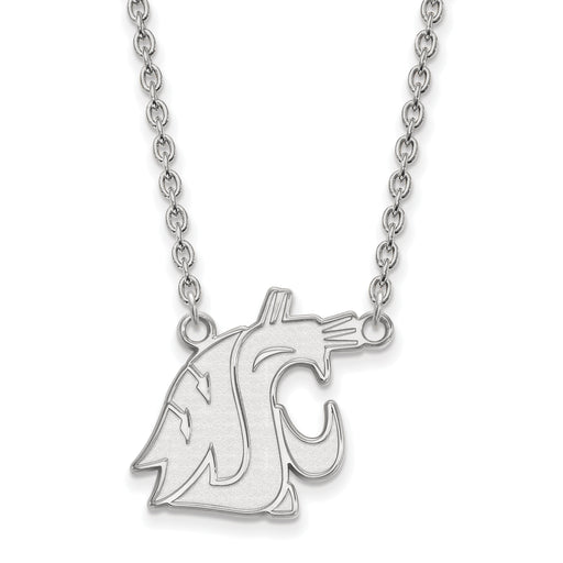 SS Washington State University Cougar Large Pendant 18 inch Necklace