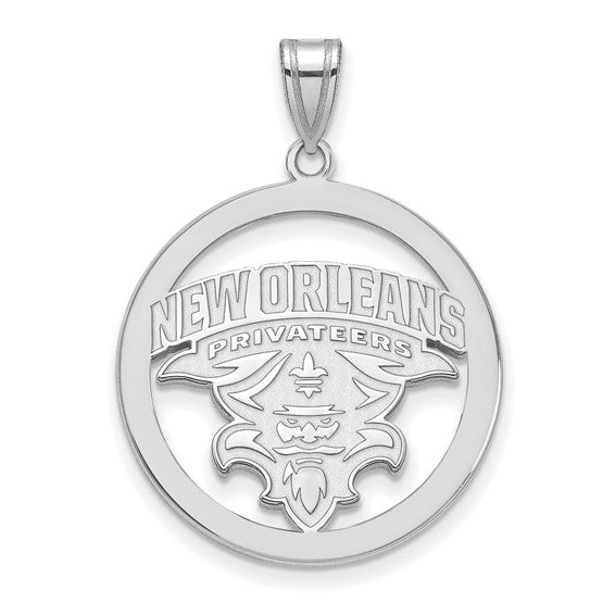 SS University of New Orleans XL Pendant in Circle