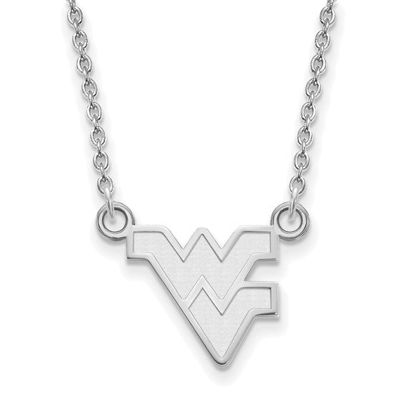 10kw West Virginia University Small Pendant w/Necklace