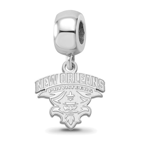 SS University of New Orleans U-N-O Small Dangle Bead Charm