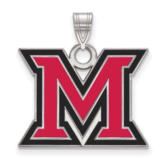 SS Miami University Large Enamel Logo Pendant